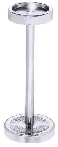 Sektkühlerständer aus Edelstahl 18/10, hochglänzend, mit niedrigem Rand, extra schwere Qualität, geeignet für alle lieferbaren