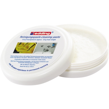 edding Reinigungspaste 8860 Aluminium, Edelstahl, Zinn, Fliesen, Glas 125g