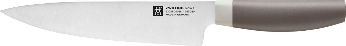 Kochmesser, 20 cm, Grau, Kunststoff, Serie: Now S. Marke: ZWILLING