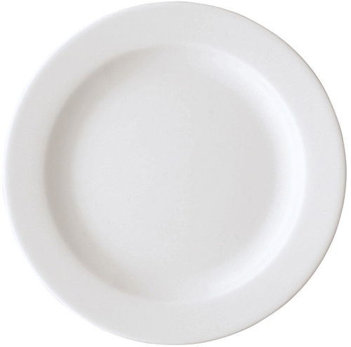 Teller flach 19 cm Form Weiss 1382