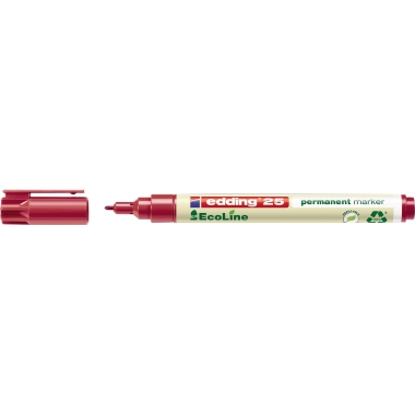 edding Permanentmarker 25 EcoLine 1mm rot
