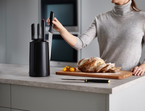 Joseph Joseph Elevate - 5-teiliges Messer-Set inkl. Messerblock - Edelstahl