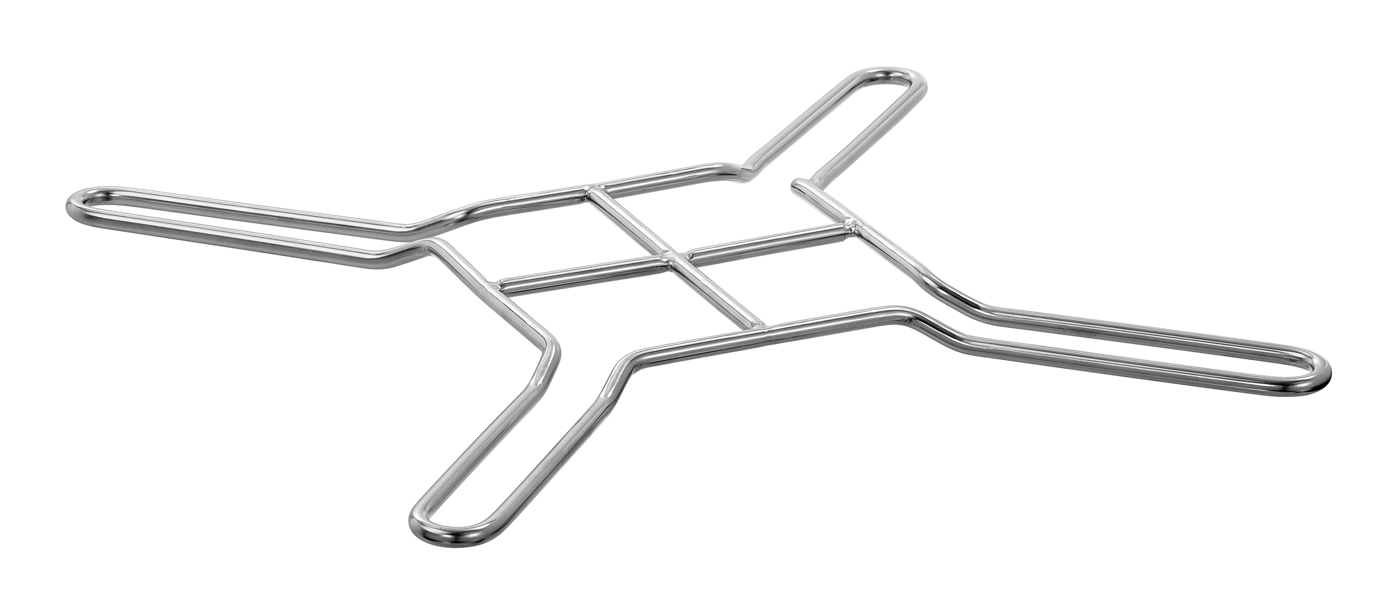 Bartscher Kleintopfring G-1KB 1K680 | Material:Edelstahl | Maße: 40 x 39 x 2,5 cm. Gewicht: 0,86kg