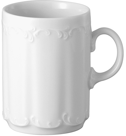 Monbijou Weiss Kaffeebecher 0,25