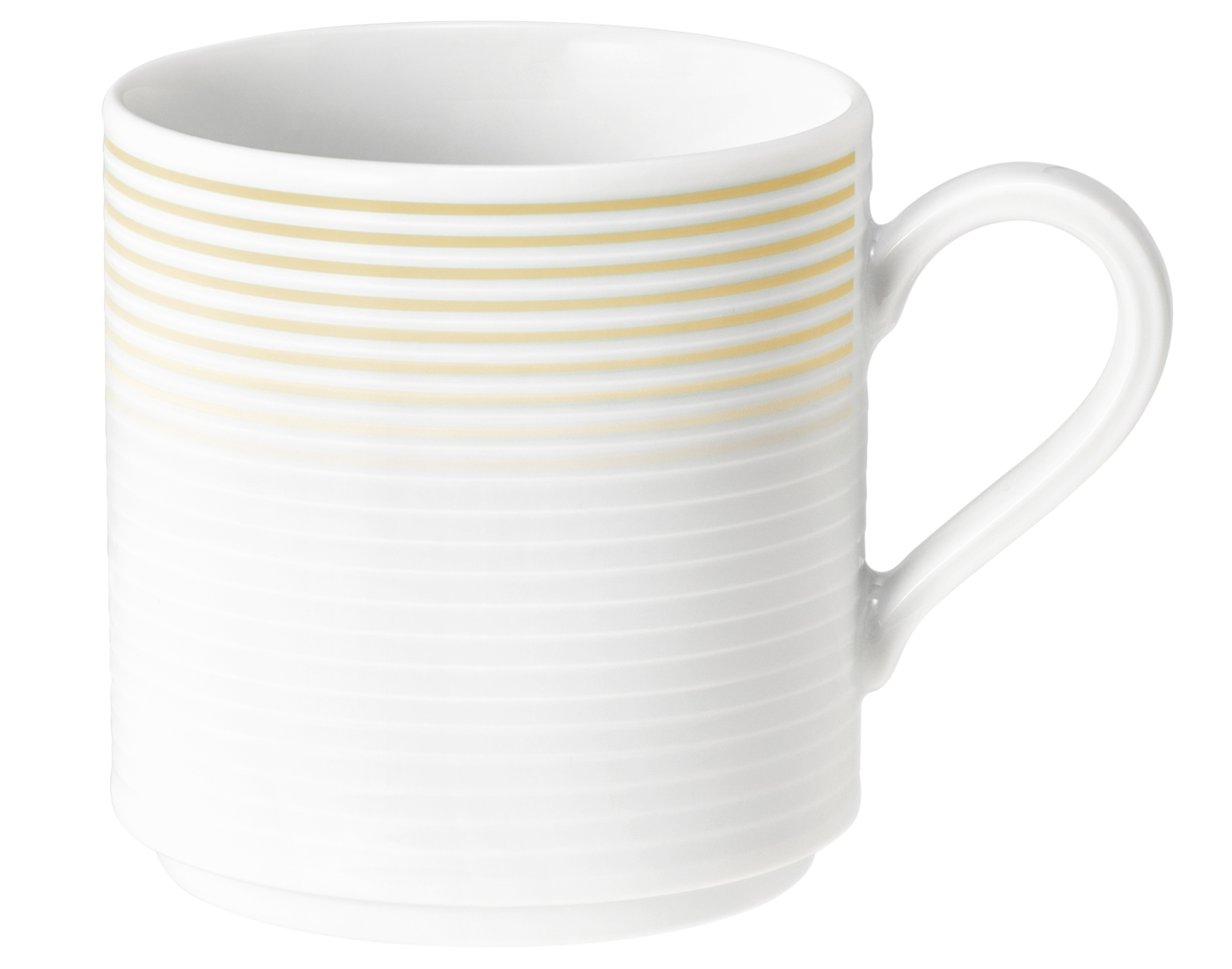 Seltmann Becher mit Henkel 0,28 l, Form: Blues, Dekor: 57719 Sandbeige