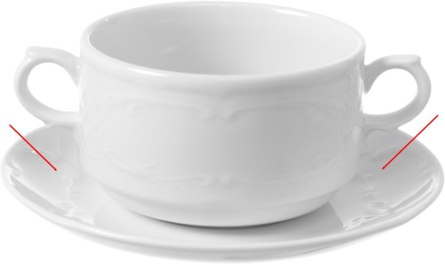 HENDI Suppentasse Untere - Ø158 mm - Flora