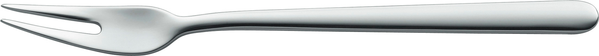 Fleischgabel, Silber, poliert, 18 cm, Serie: Chiaro. Marke: BSF