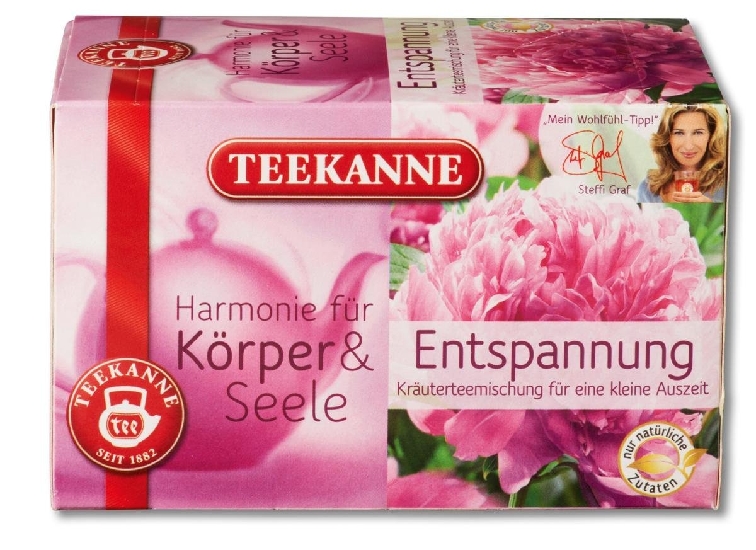 Teekanne Entspannung - Kräutermischung für eine kleine Auszeit. Inhalt: 20 Beutel