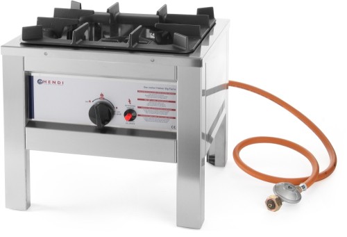HENDI Hockerkocher Big Flame - 6,7 kW(h) - 425x425x(H)400 mm