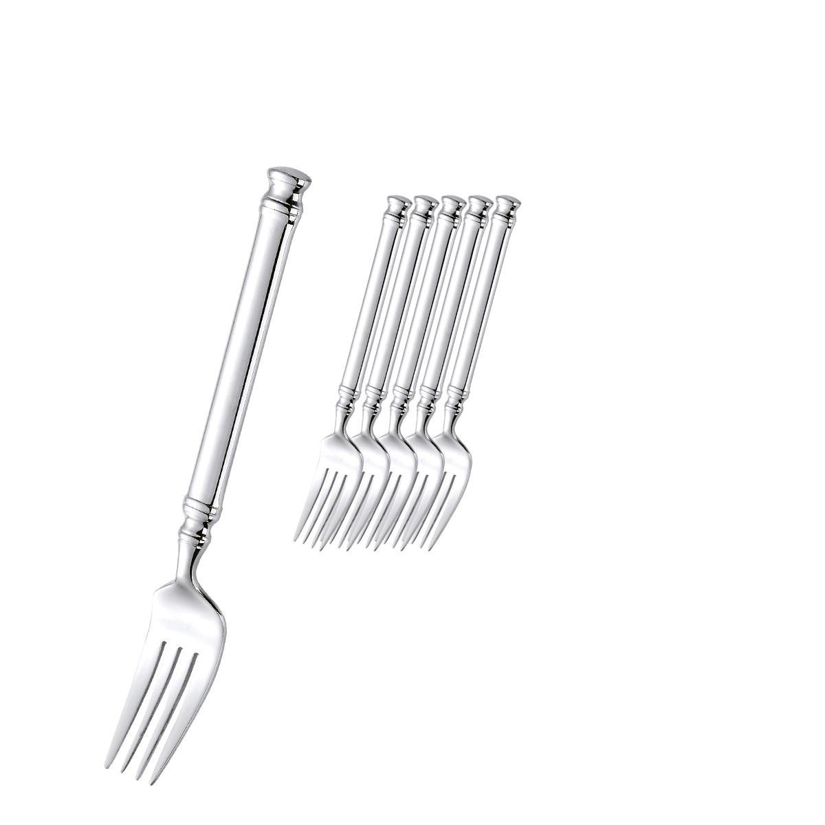 6-tlg. Kuchengabeln GRACE 18/10 RESTPOSTEN / AUSLAUFSERIE