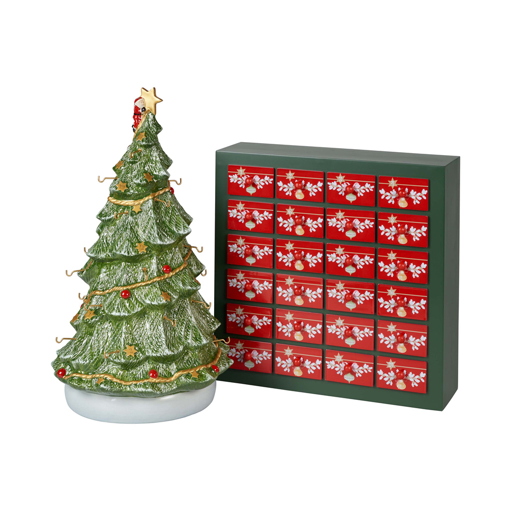 Villeroy und Boch Adventskalender 3D Baum - Maße: 25 x 32 x 43 cm / Ser.: Christmas Toys Memory