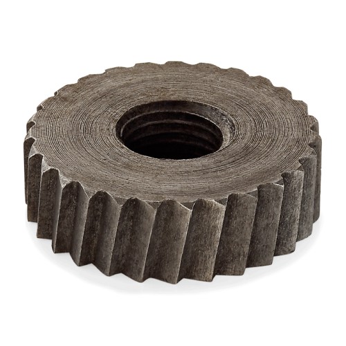 Ersatzrädchen. Für Dosen bis 50 cm Höhe, mit Verstellschraube zur Tischmontage. Material: Edelstahl.