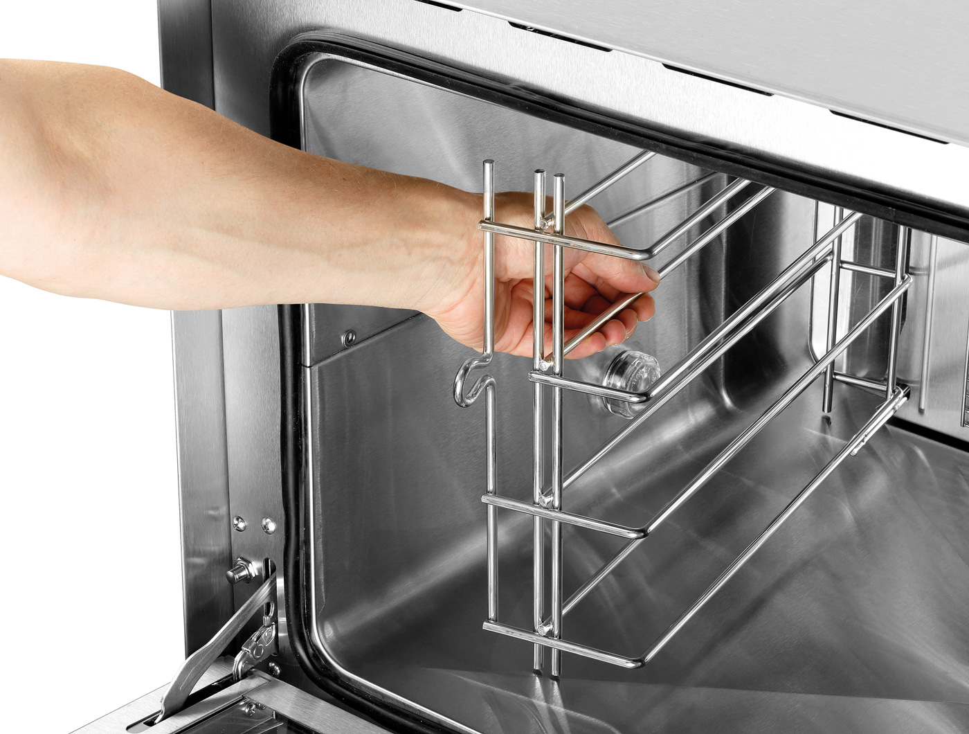 Bartscher Heißluftofen AT400 Beschwadung |Lüftergeschwindigkeit: 1 Stufe | Maße: 83,5 x 80x 57,0 cm. Gewicht: 65 kg