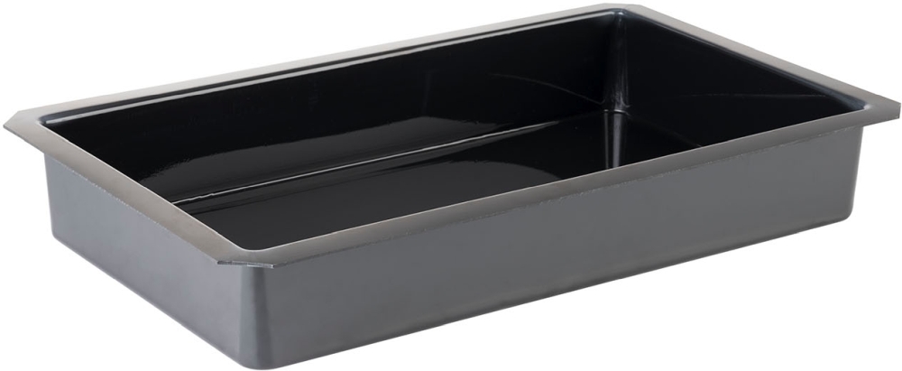 GN 1/1 Einsatz - SUPERBOX- 53 x 32,5 cm, H: 8,5 cm Polystyrol, schwarz passend für GN 1/1 Farbe: Schwarz nicht