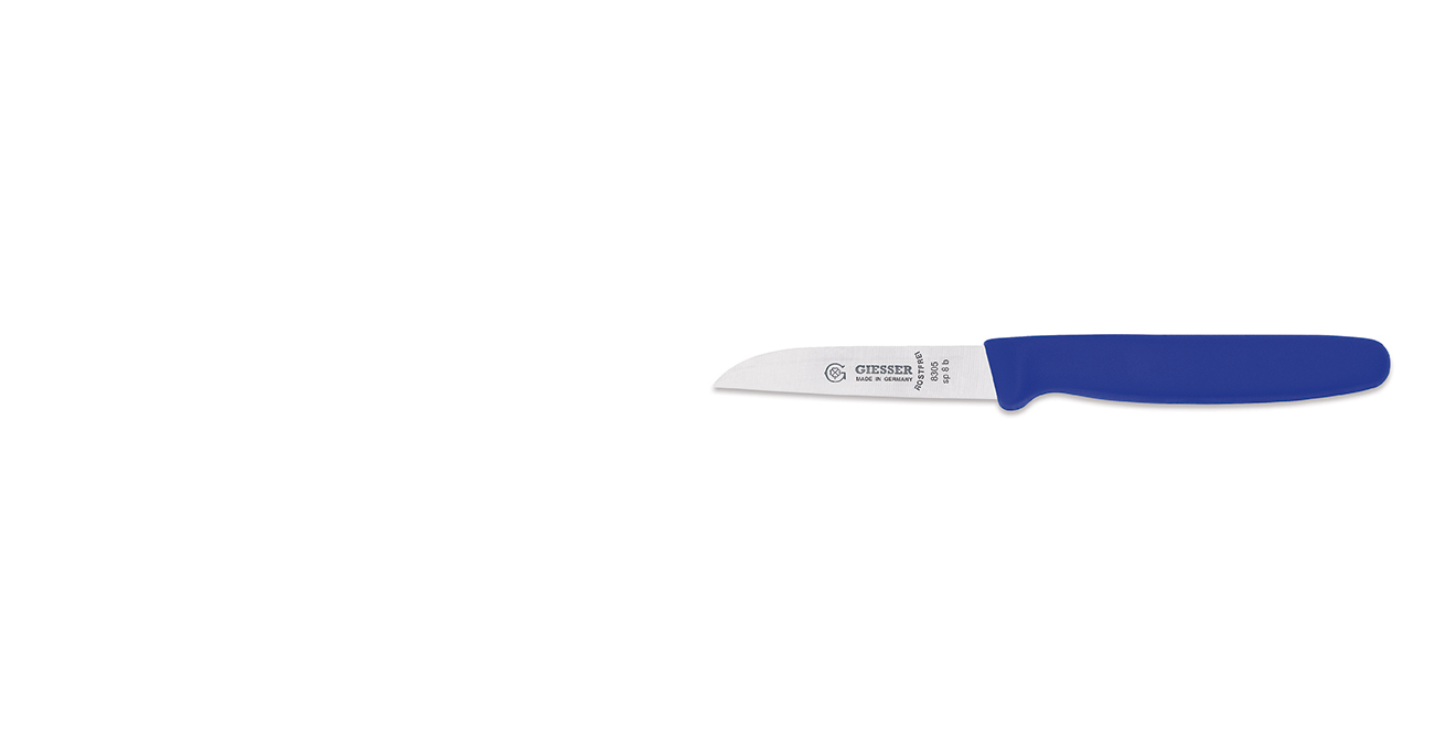 Gemüsemesser 8 cm, blau Giesser - Made in Germany