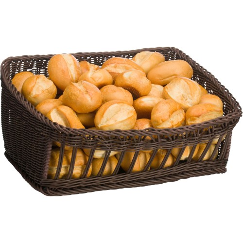 Westmark Präsentationskorb eckig, 50 x 40 x 16/27 cm, braun