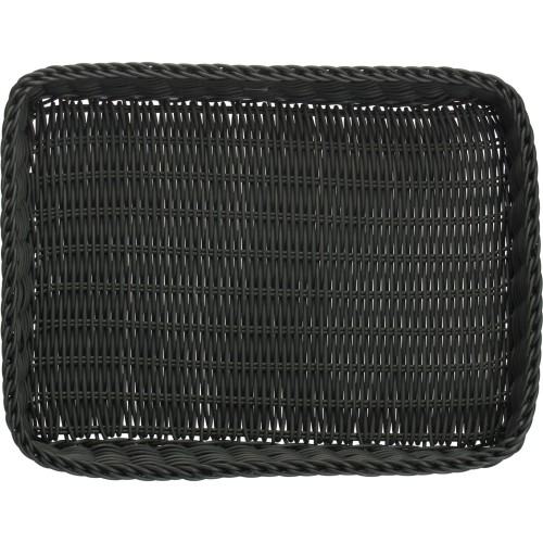 Westmark Tablett eckig, 40 x 30 x 5 cm, schwarz