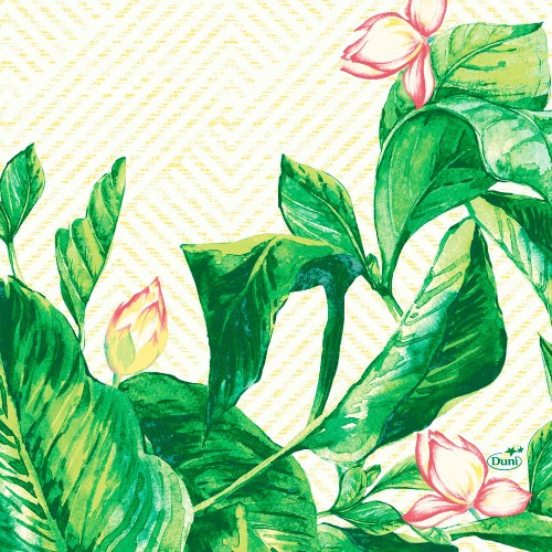 DUNI Zelltuchservietten 33 x 33 cm, 1/4 Falz, Banas, 3-lagig