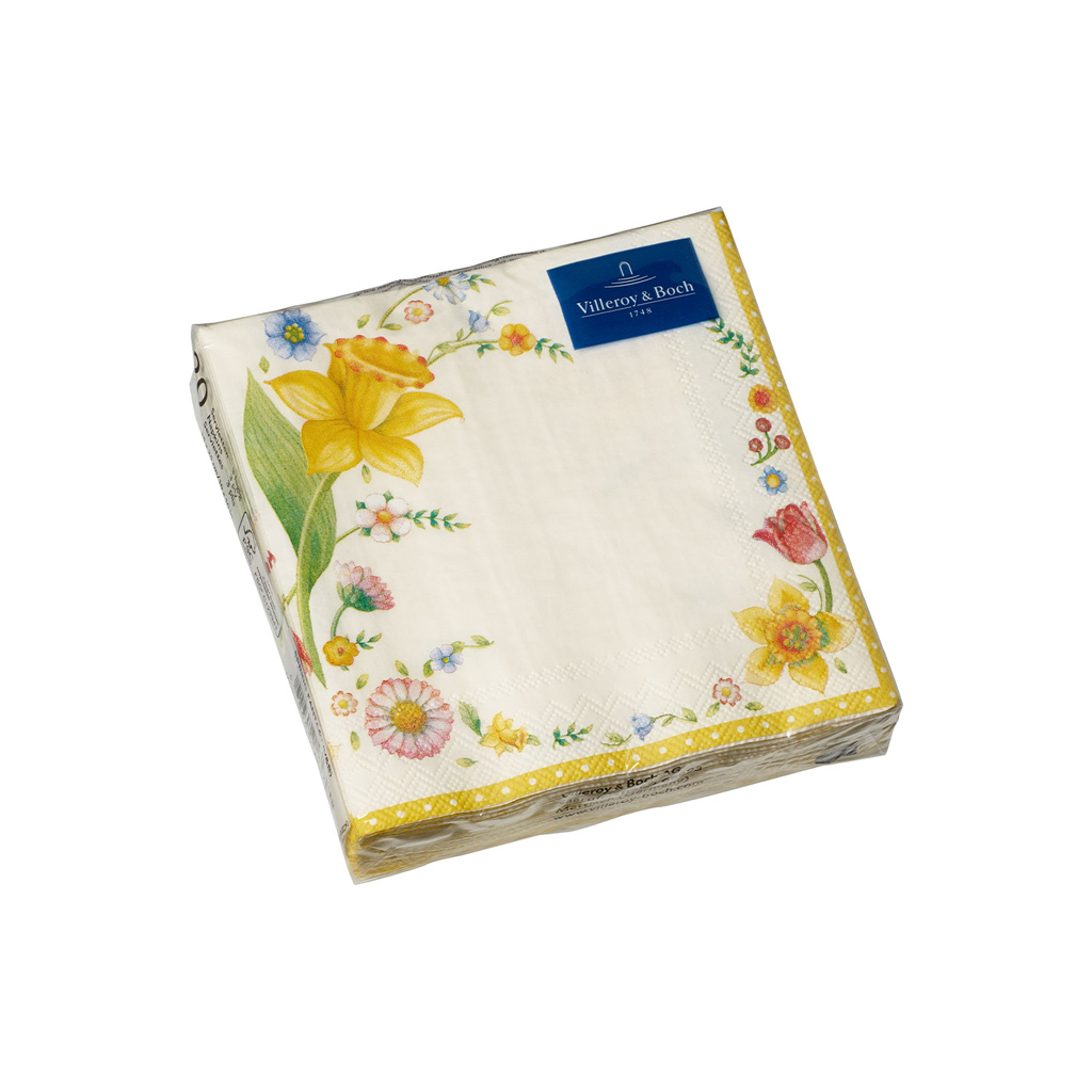 Villeroy und Boch Cocktail Serviette Osterblüten - Maße: 25 x 25 cm / Ser.: Easter Accessoires