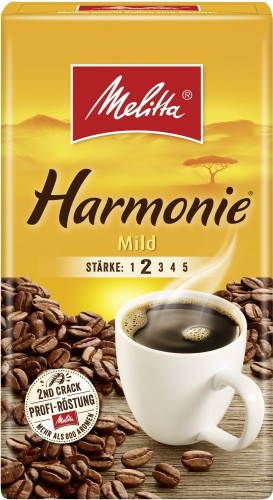 Melitta Cafe Harmonie gemalener Kaffee Inhalt: 500g.