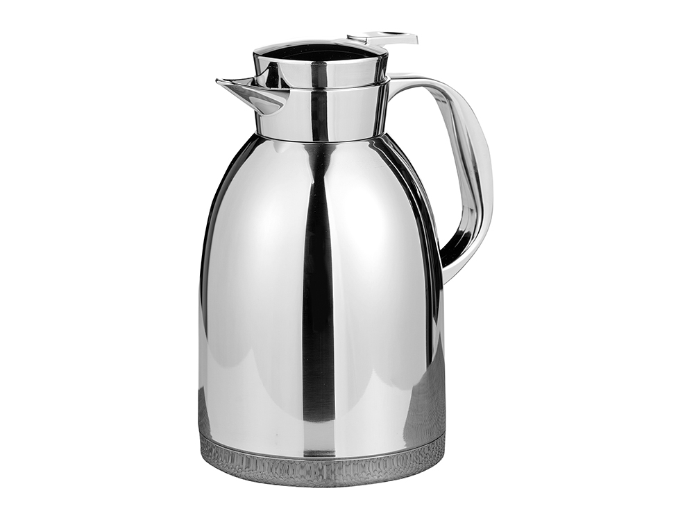 Isolierkanne MAESTRO, Inhalt: 1,8 Liter, Höhe: 245 mm, aus doppelwandigem Edelstahlt 18/8, mit Edelstahleinsatz, Einhandbedienung,