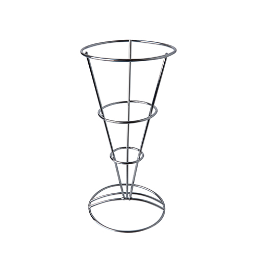 Halter, Metall rund 19,5 cm x 9,5 cm x 9,5 cm für Spitztüten von PAPSTAR