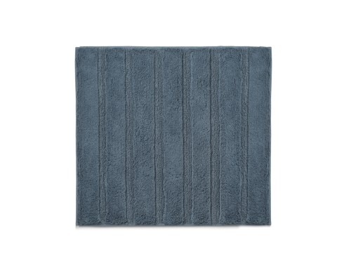 Badematte Megan 100%Baumwolle rauchblau 65,0x55,0x1,6 cm von Kela