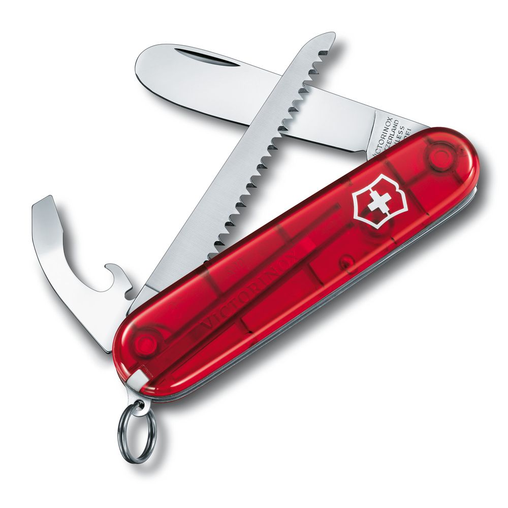 Victorinox Taschenwerkzeug, transp.rot My First Vx