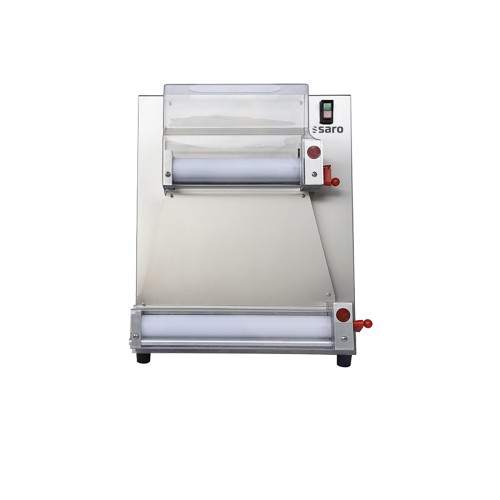 SARO Teigausrollmaschine Modell TERAMO 2 - Material: (Gehäuse) Edelstahl - Teigdurchmesser: 100 - 400 mm - Teiggewicht: 50 - 500 g -