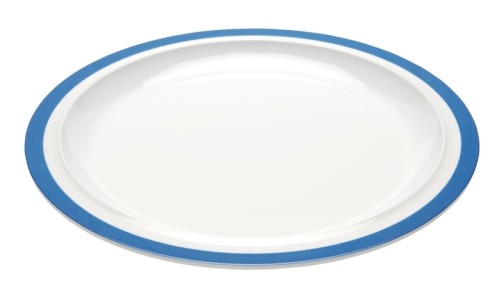 Ornamin Teller flach 503 Rand blau Ø 22cm