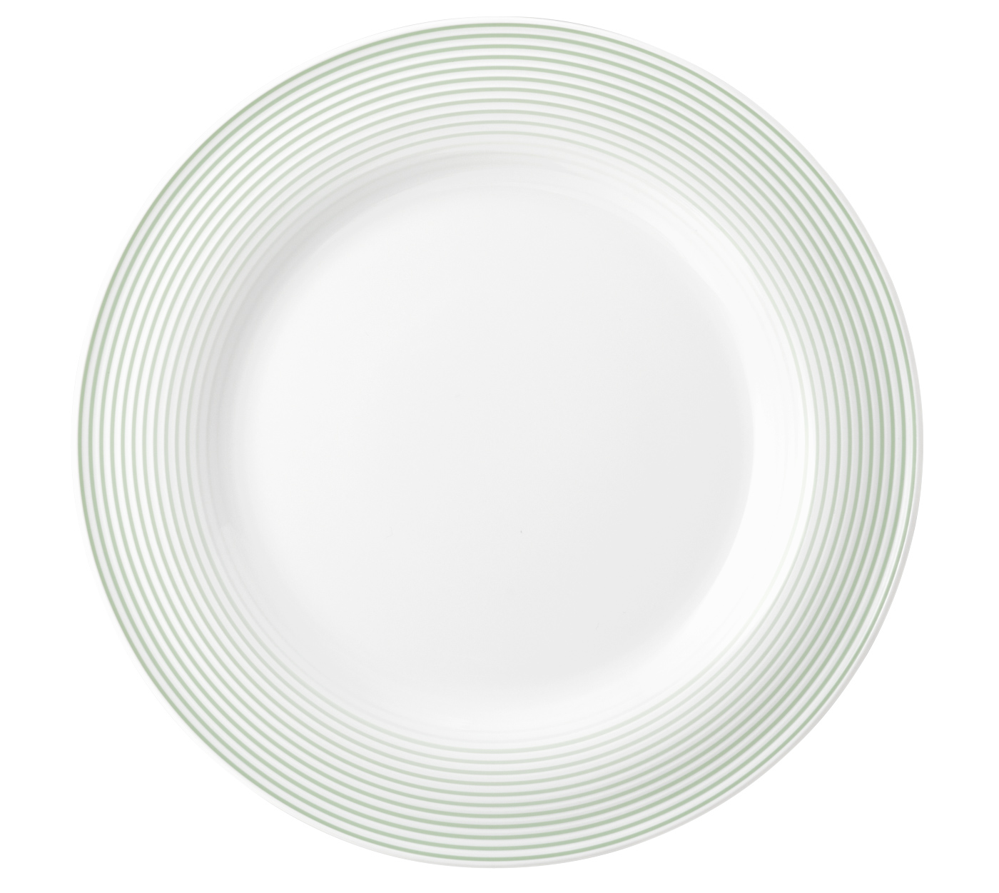 Seltmann Teller flach 26 cm, Form: Blues, Dekor: 57720 Salbeigrün