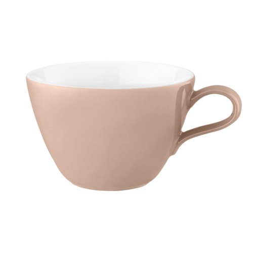 Seltmann Obere zur Milchkaffeetasse 0,35 l M5389, rund, Form: Coup Fine Dining, Dekor: 57270 altrosa, hohe Kantenschlagfestigkeit