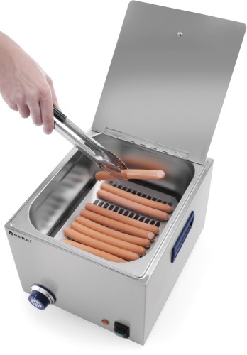 HENDI Würstchenwärmer KitchenLine 10 Liter - 230 V - 360x270(H)265 mm 1000 W