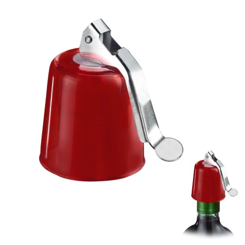 Westmark Flaschenverschluss »Glocke« rot