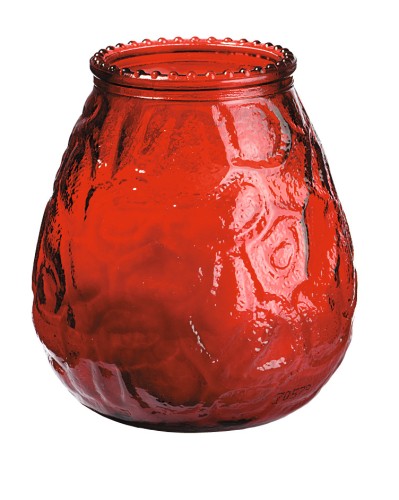 DUNI Kerzengläser Venezia, ca. 70h 100 x 100 mm, rot