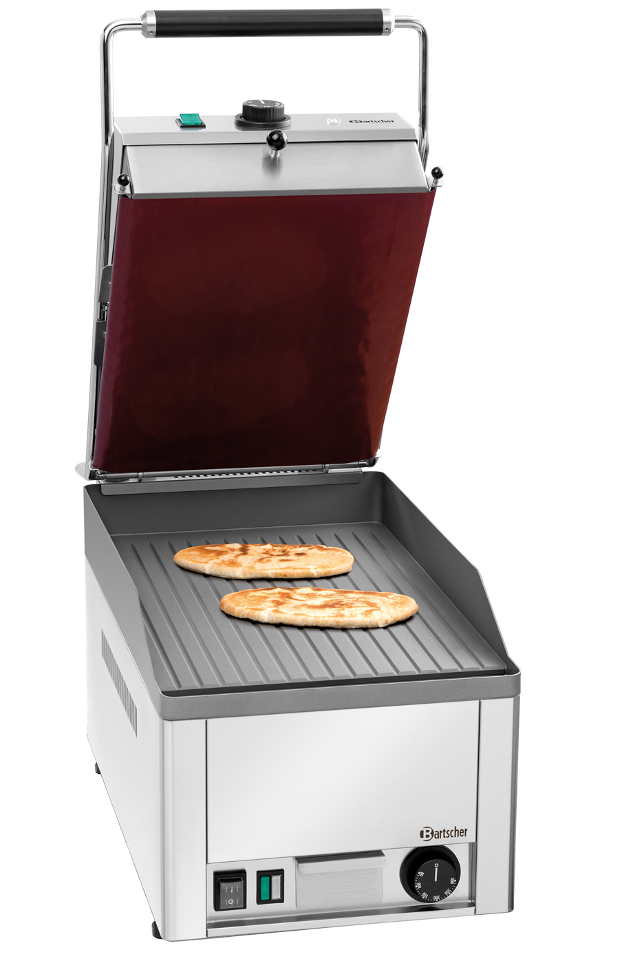 Bartscher Grillaufsatz GDP 320/650E | BreiteBratfläche: 325 mm | Maße: 32,5 x 48 x 66,5 cm.Gewicht: 18 kg