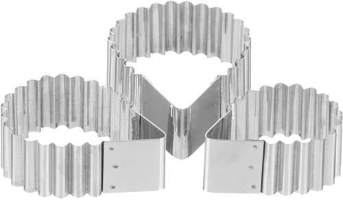 Ausstecher "IGEL"-Set, Edelstahl. 67 / 75 / 90 mm, 30 mm hoch. Abmessungen (mm): 67, 75, 90. Höhe (mm): 30