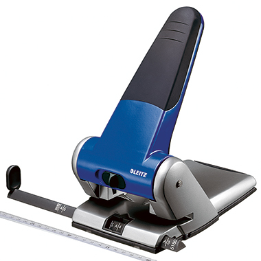 Leitz Registraturlocher 8 cm 65 Bl. (80 g/m) Aluminium blau