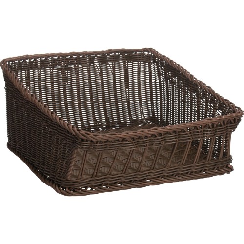 Westmark Präsentationskorb eckig, 50 x 50 x 16/27 cm, braun