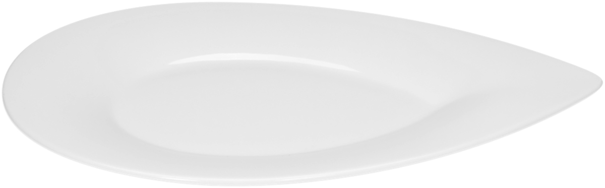 Avantgarde Platte asymmetrisch 28x17 cm Höhe: 2,4 cm von BAUSCHER