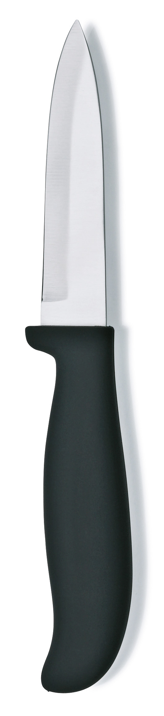 KELA Küchenmesser Skarp aus Edelstahl mit schwarzem Kunststoffgriff. Gesamtlänge 20 cm.