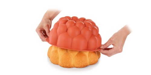 Hoher Gugelhupf DELÍCIA SiliconPRIME ø 24 cm, Himbeere