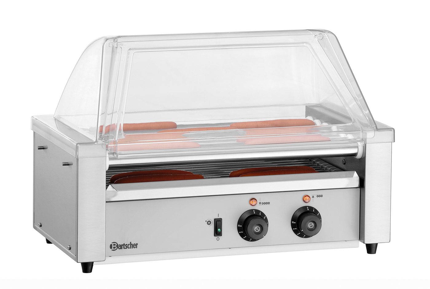 Bartscher Abdeckhaube Rollergrill 7181 | Farbe:Transparent | Maße: 59 x 31,5 x 20,0 cm. Gewicht:1,6 kg