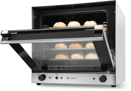 HENDI Heißluftofen mit Beschwadung H90S - 2670 W - 595×595×(H)570 mm