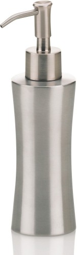 Kela Seifenspender Elegance Edelstahl 19,5cm 5,5cmØ Hygienisch und zeitlos: Seifenspender aus Edelstahl in matter Optik mit Edelstahldüse.