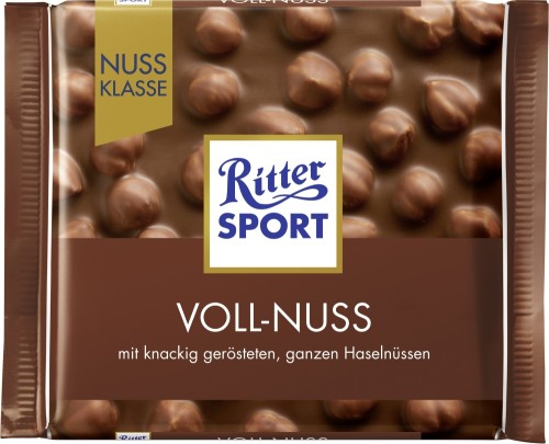 Ritter Sport Schokolade Voll Nuss Nuss-Klasse 100G