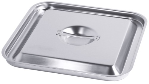 Deckel zu Bain Marie-Einsätze Serie B / mittel aus Edelstahl 18/10, seidenmatt poliert, stapelbar, schwere Qualität