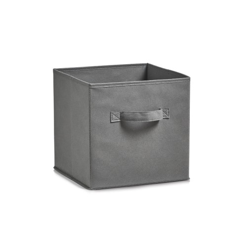 Zeller Aufbewahrungsbox, faltbar, Vlies, grau 26x26x26 cm