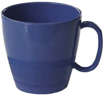 WACA Tasse BISTRO / COLORA in jean-blau, aus faserverstärktem PBT. Inhalt: 0,23 l. Höhe: 79 mm, Durchmesser: 81 mm.