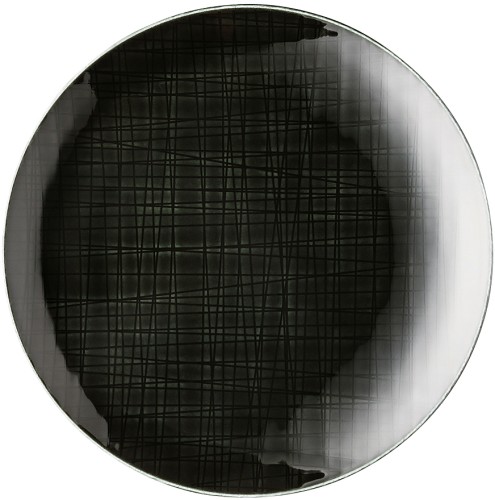 Mesh Colours Forest (Dunkelgrün) von Rosenthal, Teller flach 21 cm, aus Porzellan